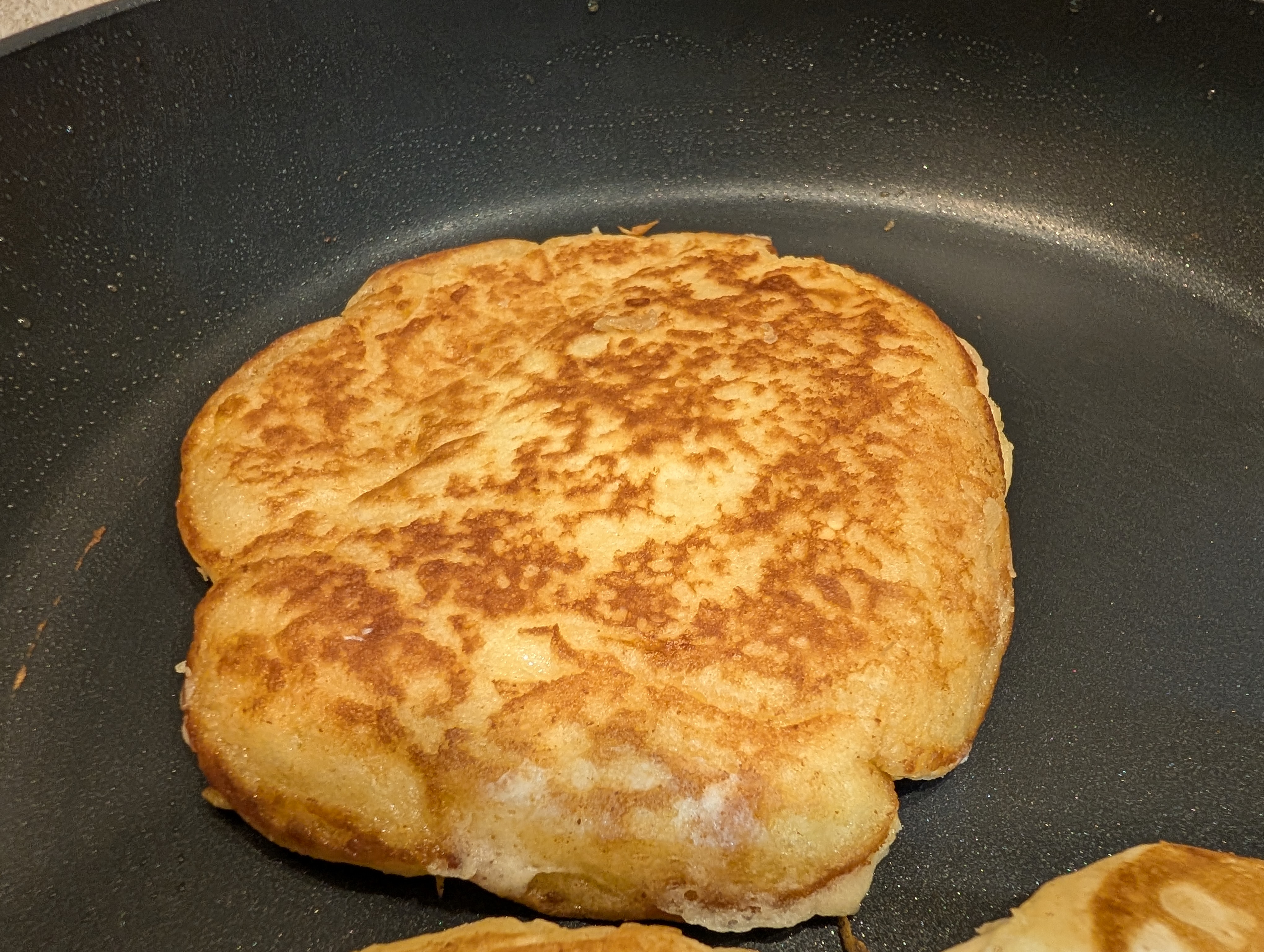 Pancake in pan
