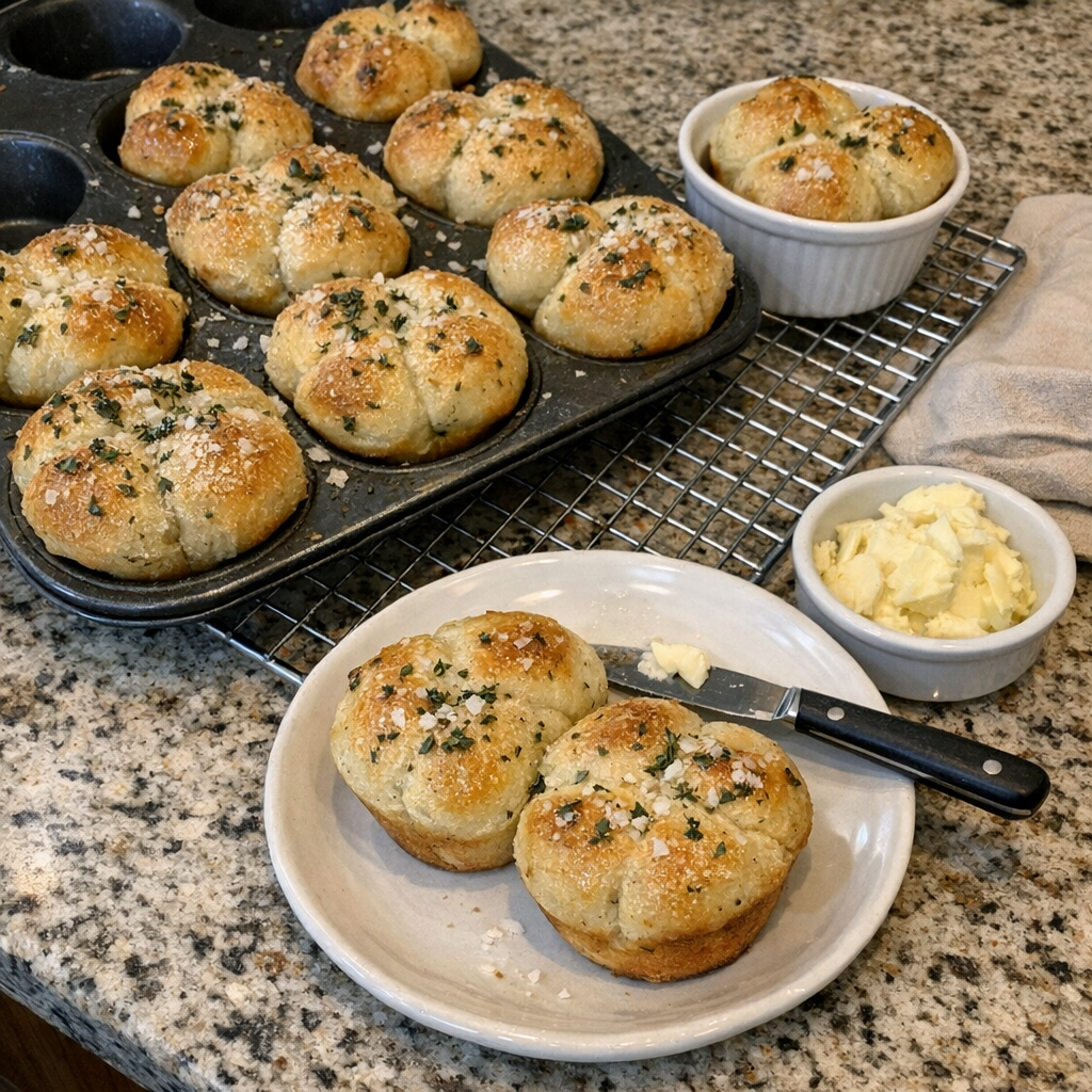 Rolls With Ridges Easy, No-Knead Dinner Rolls