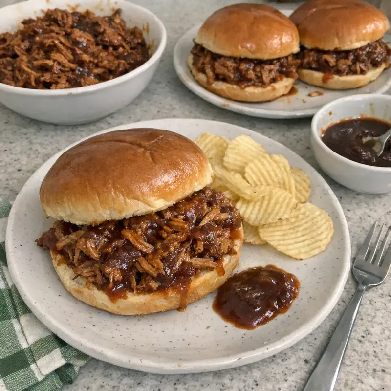 BBQ Pulled Pork Sandwiches