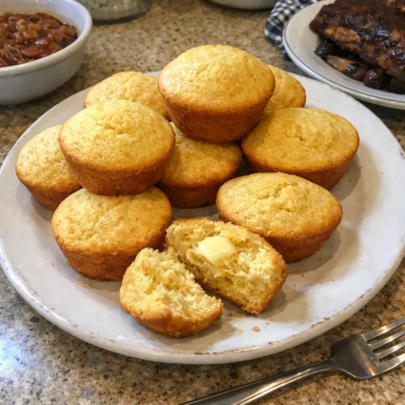 Cornmeal muffins
