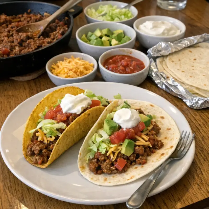 Ground Beef Tacos