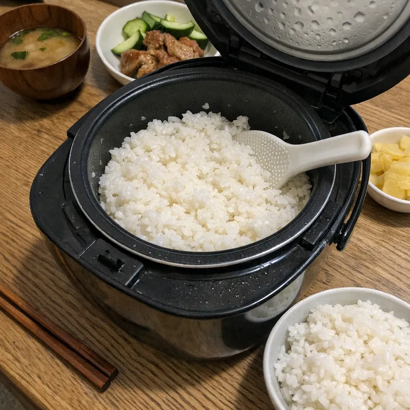 Japanese Rice (in Rice Cooker)