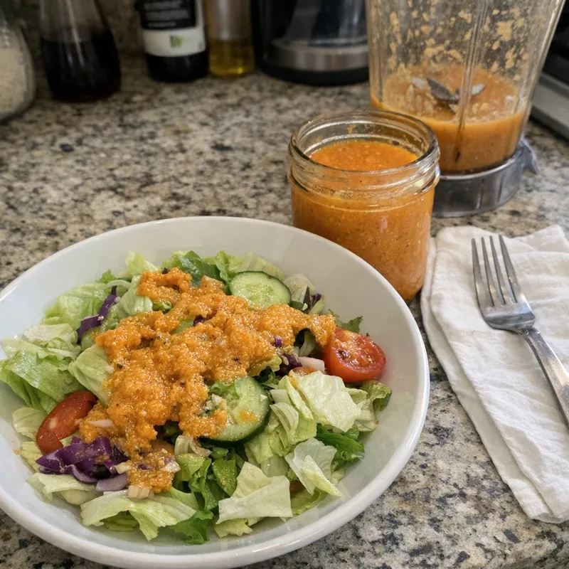 Japanese Ginger Salad Dressing (Restaurant Style)