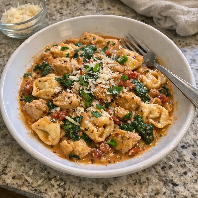 Marry Me Chicken Tortellini