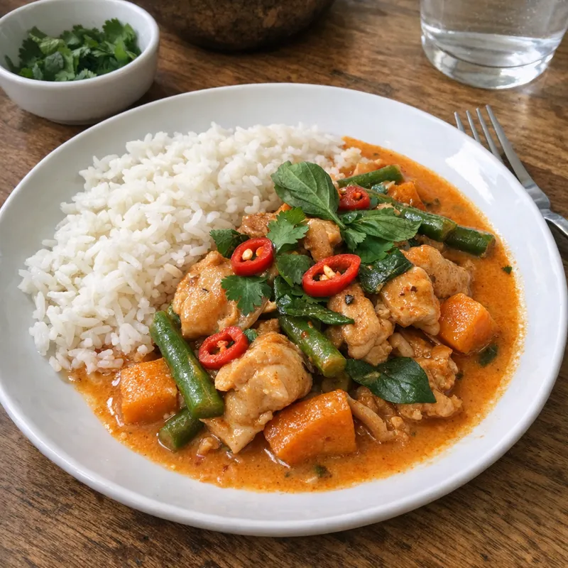 Thai Red Curry with Chicken