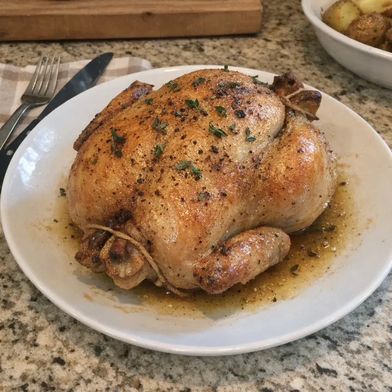 Thomas Keller's [3-Ingredient] Roasted Chicken
